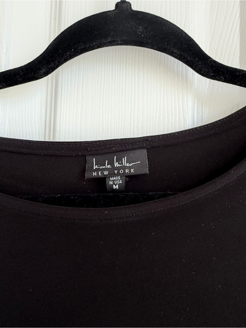 Nicole Miller Black Sleeveless Tiered Mini Dress - Picture 2 of 2